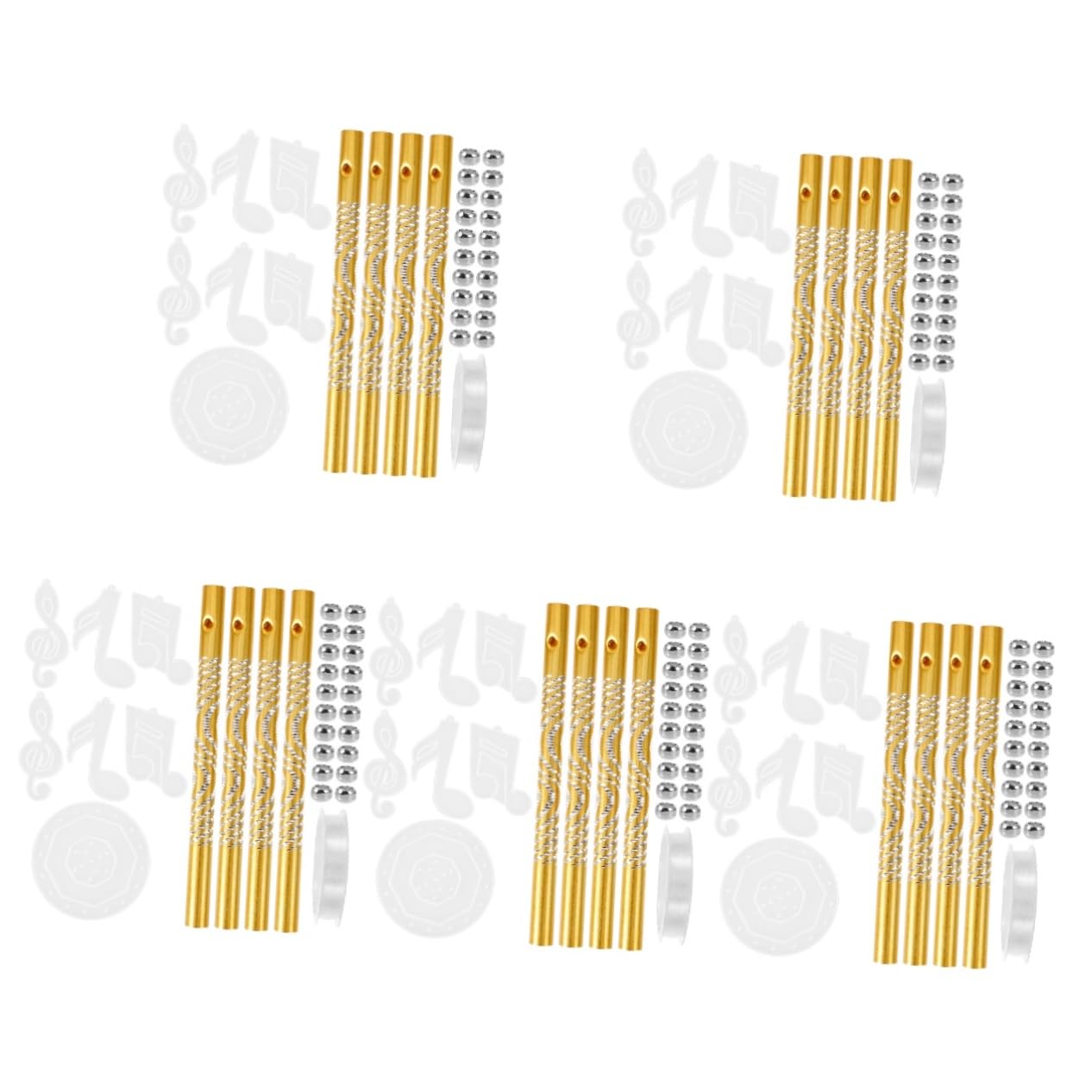 5 Set Stampi in Silicone per Ciondoli Artigianali Design Note Musicali per Creazioni con Epossidica Materiale Silicone Flessibile per Decorazioni Fai da Te