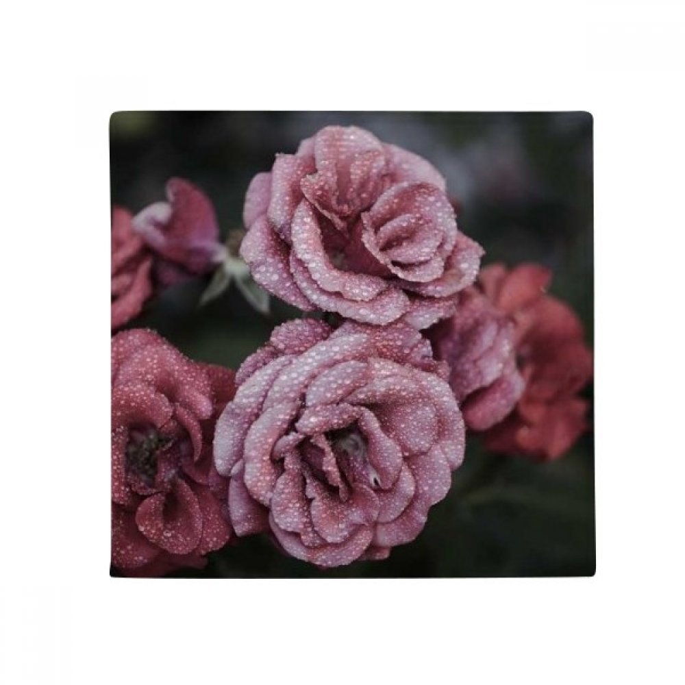 Tapis de sol anti-dérapant fleurs roses : cadeau idéal pour décoration maison