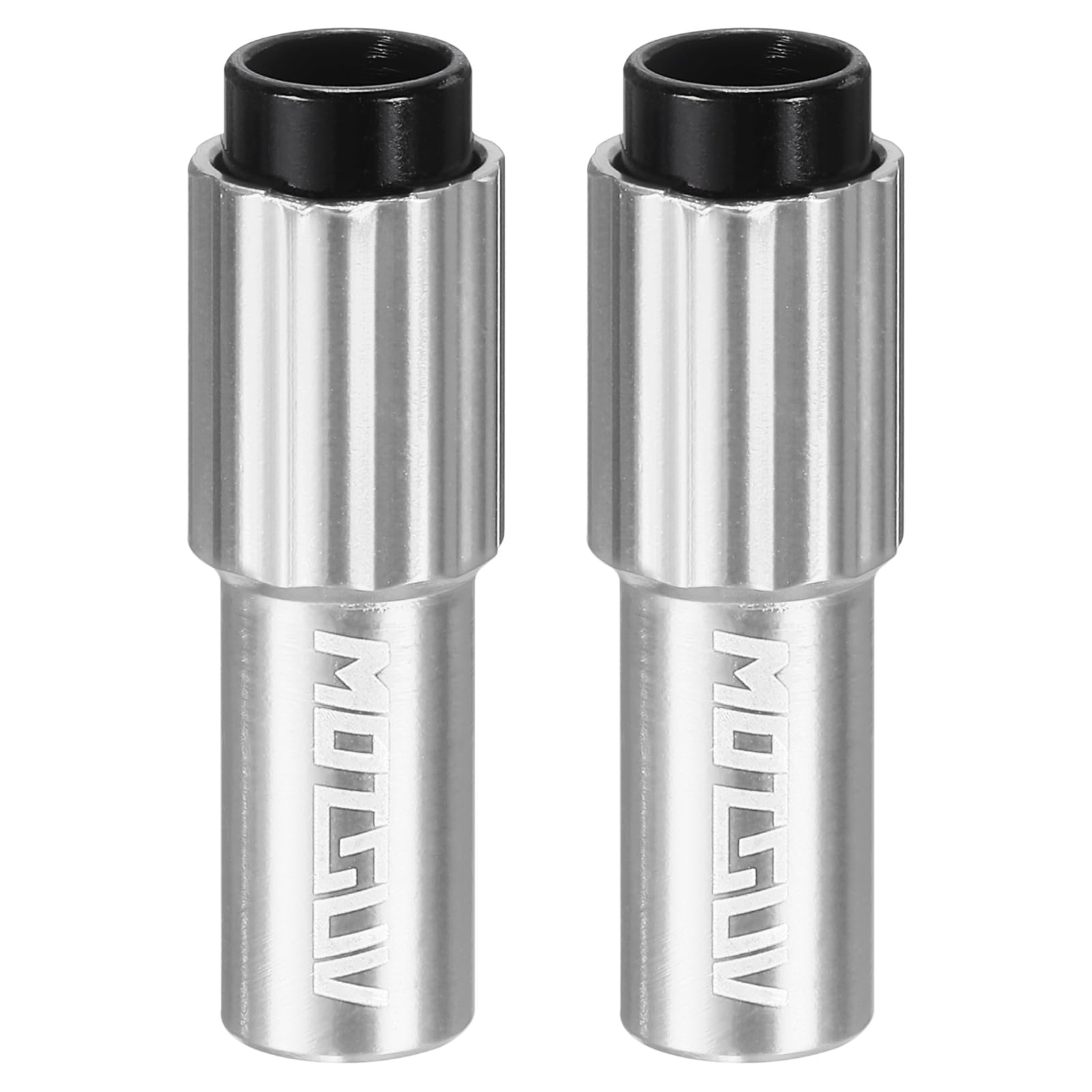 sourcing map 2pcs Bike Inline Cable Adjuster Aluminum Alloy Brake Cable Gear Shift Connector Indexed Inline Cable Tension Adjuster Housing Screws for Mountain and Road Bikes, Gray