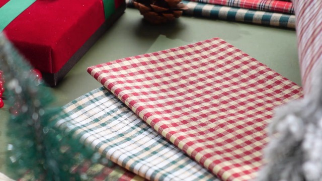 Schotse Ruit Stof Tartan Check Stretch - Rood, Groen, Zwart & Meer