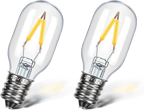 Makeup Mirror Replacement LED Bulbs, 0.7W 120V Type T Light