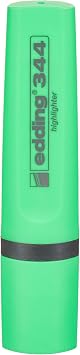 edding 344 highlighter, green, set of 4, 2-5 mm cut tip