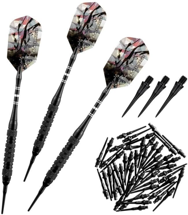 Viper Black Magic 6 Knurled Rings Conversion Dart Set 18 Grams