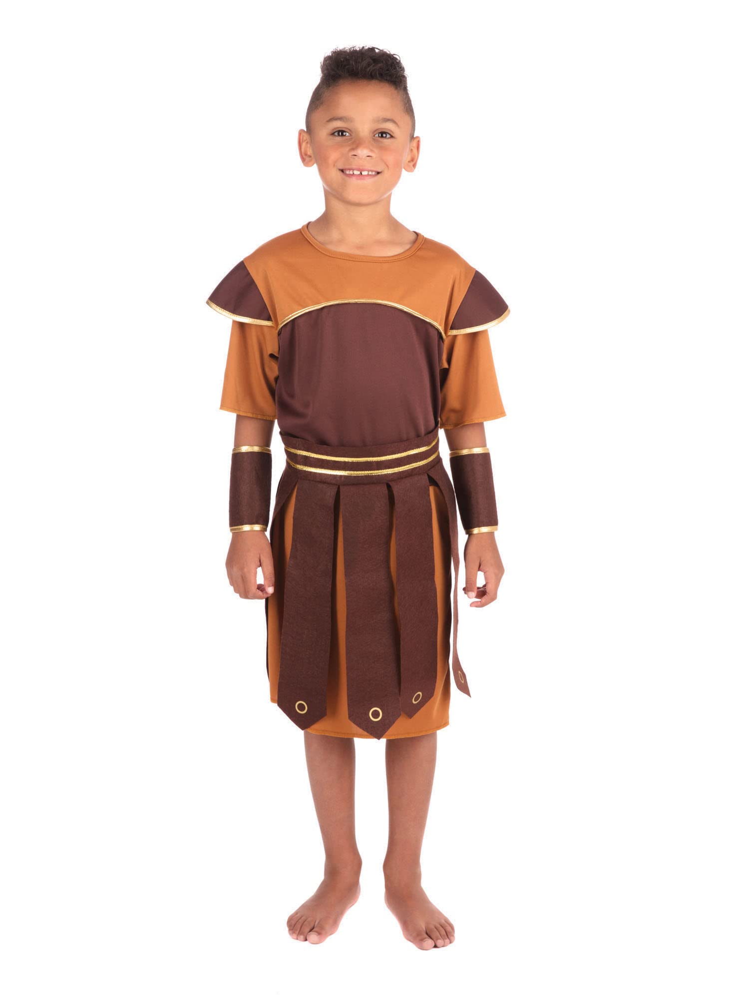 Bristol Novelty Roman Costume White Age 4 - 6 Years Old
