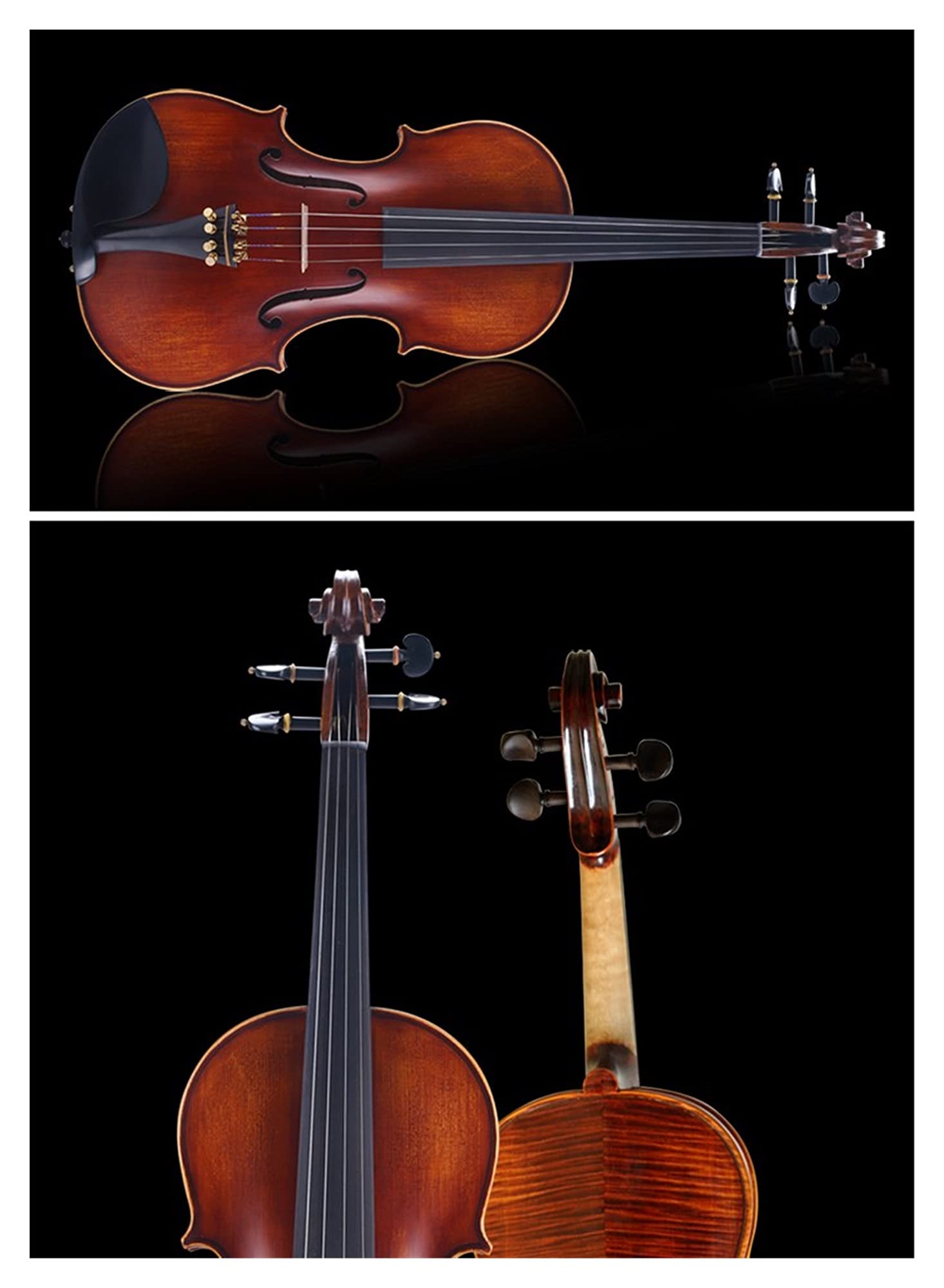 3/4, 4/4 Violino Professionista Fatto A Mano di Alta qualità È Adatto per Bambini O Principianti per Adulti Nell'esame del Graduato Violino Serie (Color : 3/4 150cm Coffee)