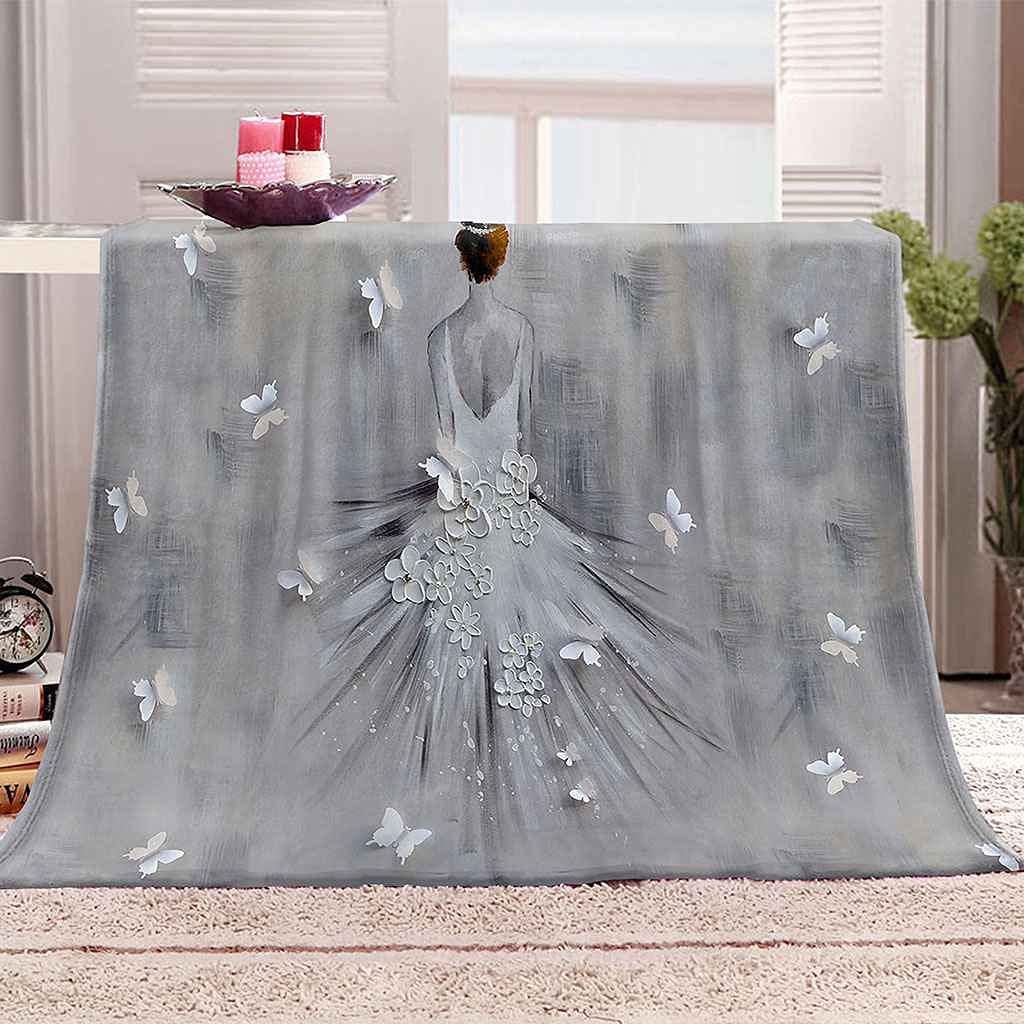Couverture impression 3D portrait pour des soirées cocooning chaleureuses dans votre salon