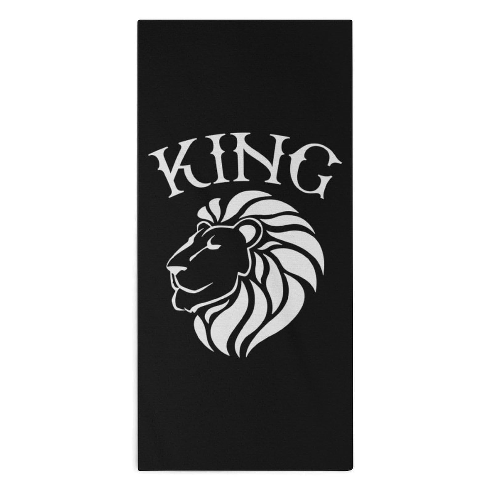 TXFBTRFSA Kinges-of-The Jungle Lion Hand Towels for Adult Face Towel Bath Beach Swim Accessories