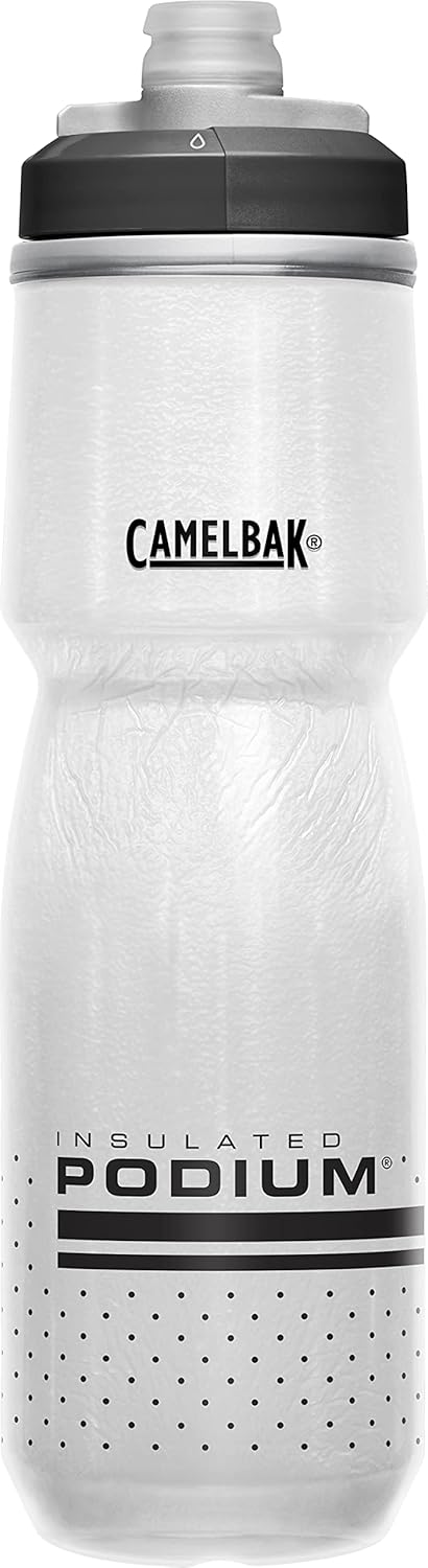 CamelBak Podium Chill Insulated Bike Water Bottle - Easy Squeeze Bottle - Fits Most Bike Cages - 24oz