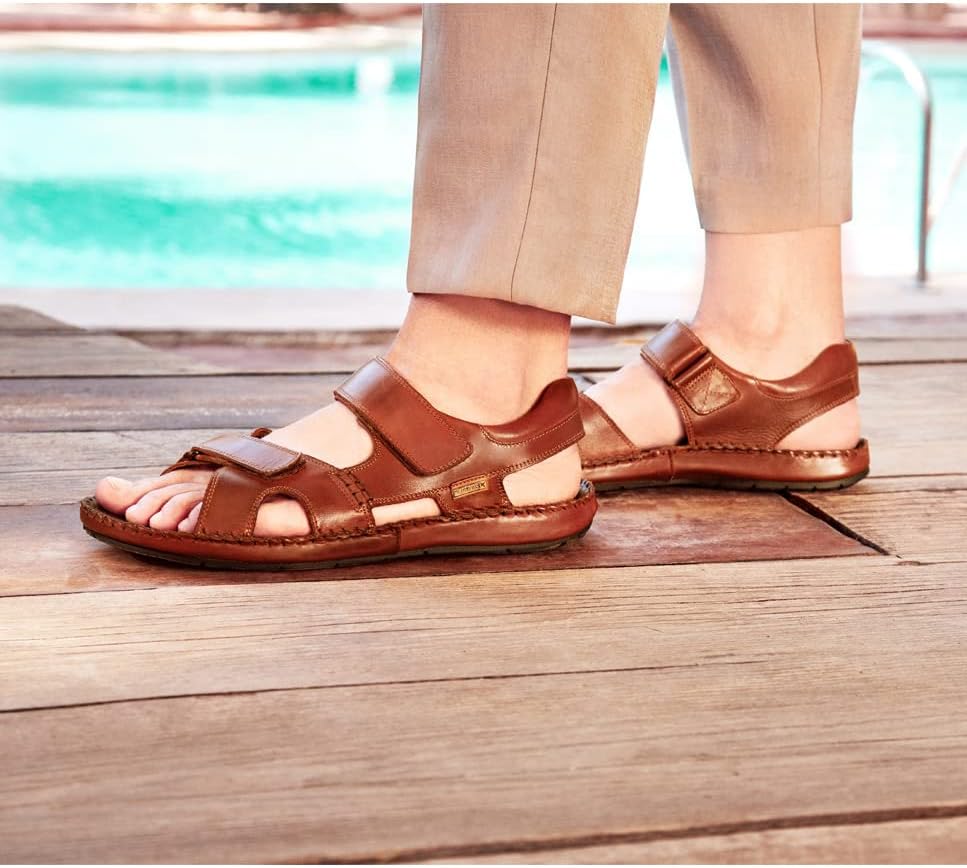 Pikolinos TARIFA Quarter Strapメンズサンダル Amazon | Pikolinos メンズ アンクルストラップサンダル, ブラック