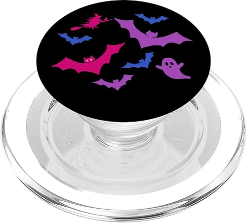 Miniatura 7 de Bi Pride Halloween Sutil Bisexual LGBTQ Otoño Otoño PopSockets Estándar PopGrip