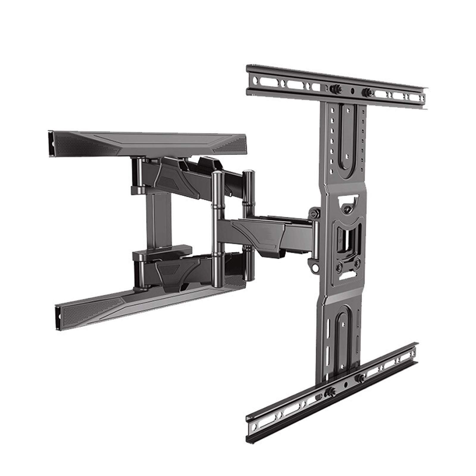 Supporto Tv Parete Braccio Tv Staffa Tv 55 Pollici Rotazione Telescopica Allungamento Anteriore E Posteriore 52mm-380mm Design Del Coperchio Del Cablaggio Nascosto (black)