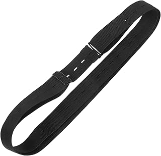 LIOOBO clip antideslizante Estirar camisas Hombres para mujeres elástico camisa de hombre se queda sostenedor de la camisa de las mujeres estancias de la camisa del uniforme tela Negro