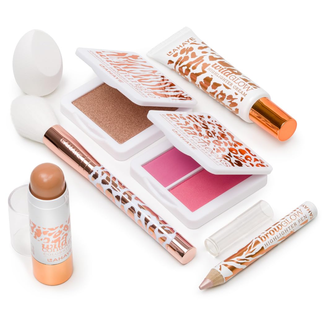 LAHAYE Beauty Adventskalender 2025 WILD X-MAS – Weihnachtskalender für Frauen, 24 luxuriöse Make-Up Überraschungen, Vegan & tierversuchsfrei, Limitierte Edition