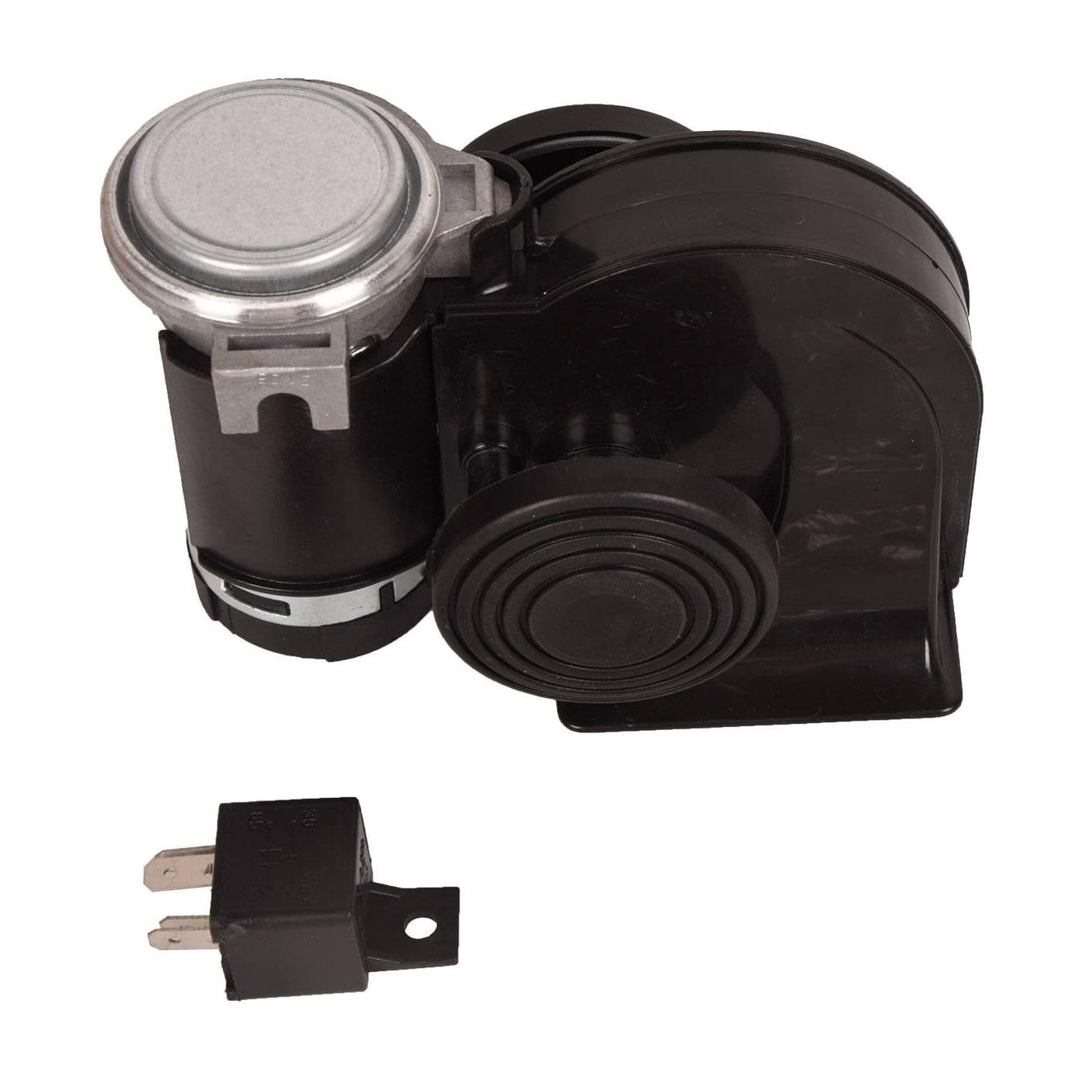 YABRMWC Lower for Motorcycle or ATV-Black 12V Loud Electric Air Horn Kit A0334A0021