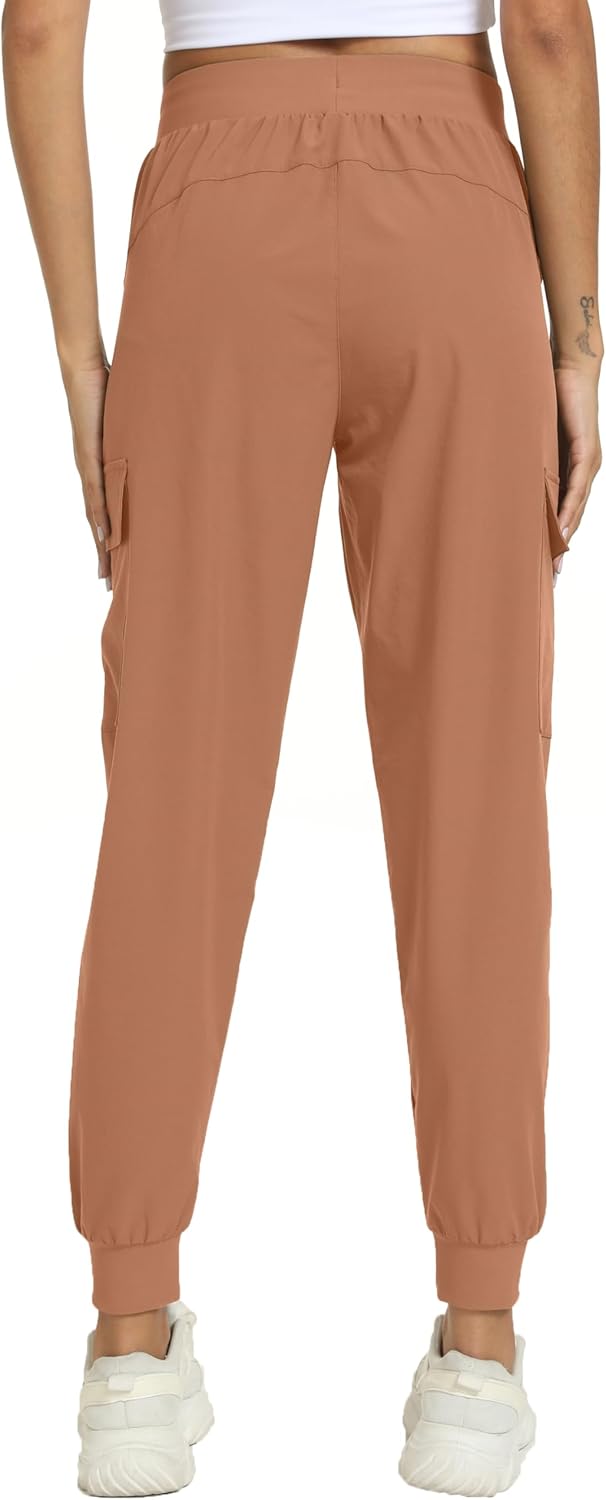 Women's Joggers Cargo Pants Lightweight Quick Dry Hiking Running Pants for Athletic Casual & Outdoor - Image 2