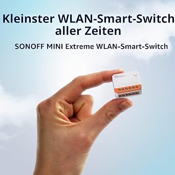 SONOFF MINIR4 Smart WiFi Switch 2 Pieces WiFi Switch with Timing Function Relay Split Mode 2.4G WiFi Neutral Conductor Required Works with Alexa/Google Home Remote Control via eWeLink App