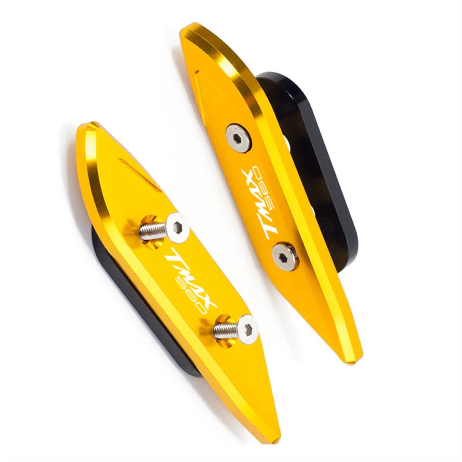 T-MAX 560 motocicleta CNC tapa de espejo de aluminio mecanizado oro