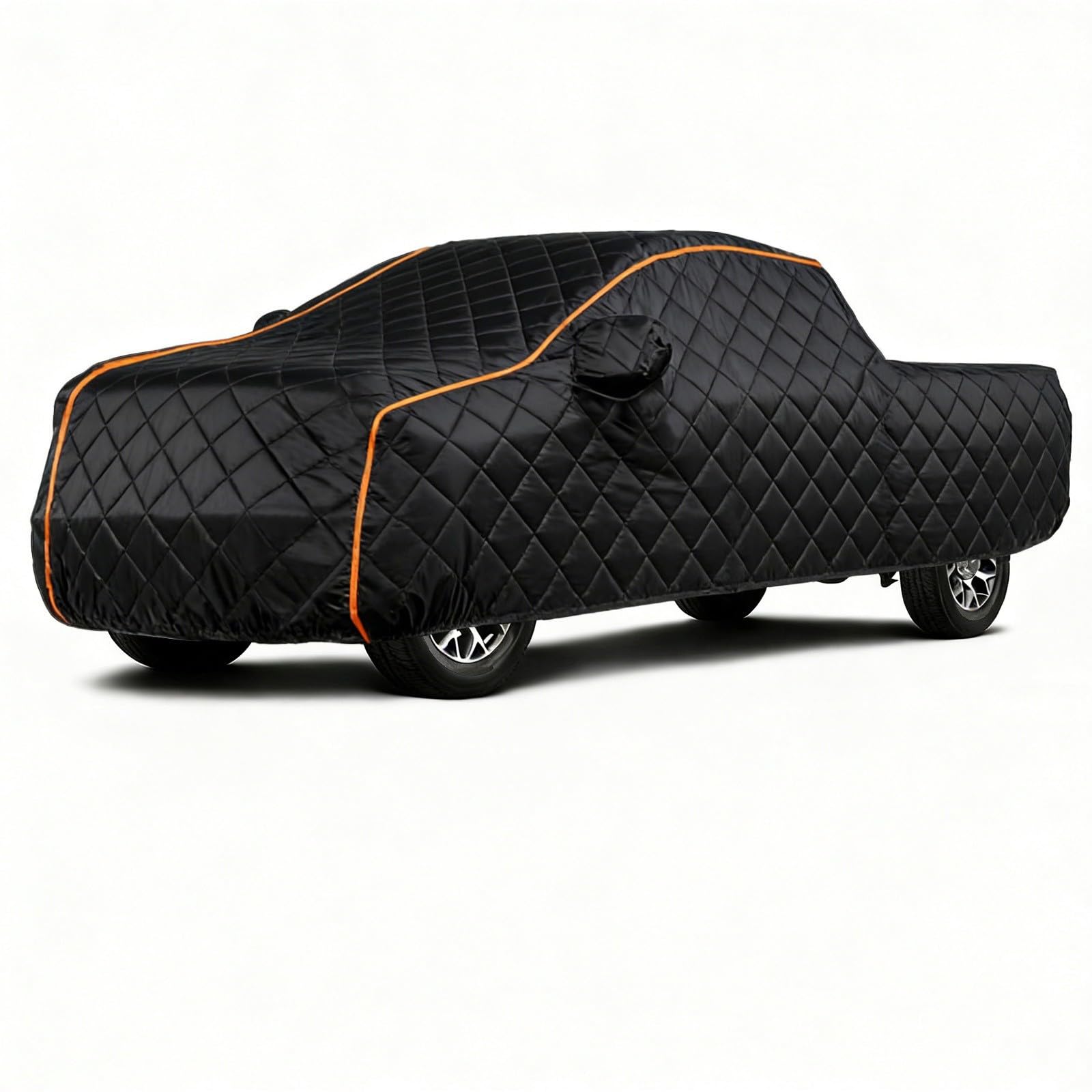 Anti-Hail Car Cover for Mazda BT-50 Freestyle Cab/Dual Cab/Freestyle Cab II, Waterproof Dustproof Snow with Reflective Stripes for All Seasons anti-aging