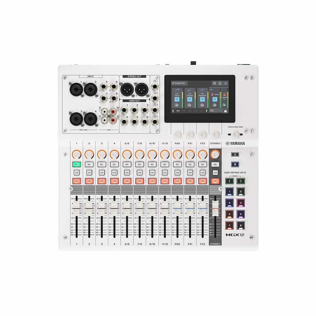Amazon | ヤマハ YAMAHA デジタルミキサー 18チャンネル MGX12 W