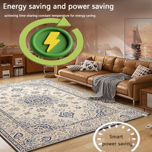 Alfombra calefactable para salón e interiores de grafeno impermeable LY 6