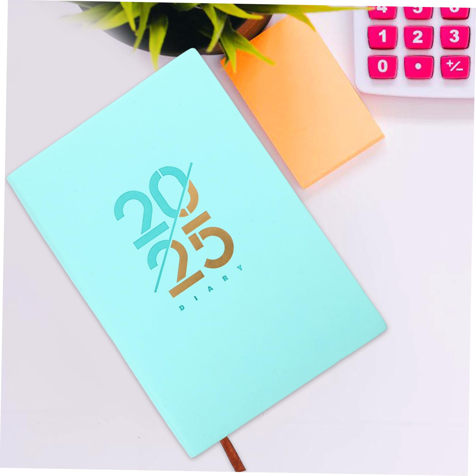 Angoily 4 Pezzi Planner Giornaliero con Inglese Carta Liscia Antischeggia Design Unico e Portatile per Studio Lavoro e Organizzazione Personale