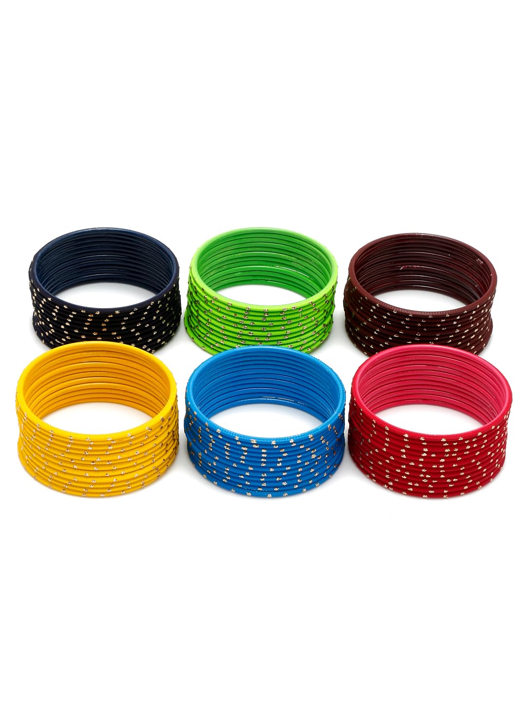 Colorful Bangles Set of 144 for Women (2.4)