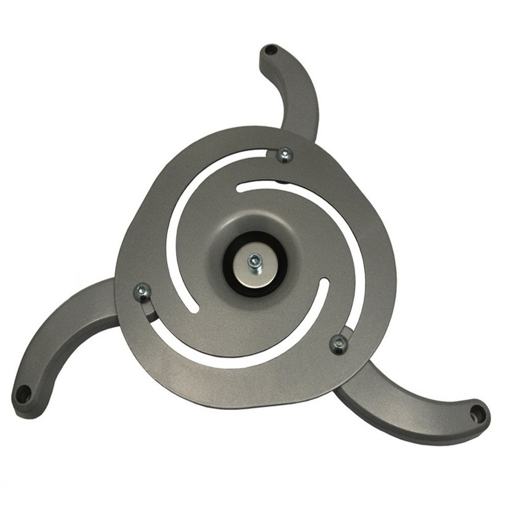 Maclean MC-517 S Argento Supporto Staffa Proiettore Videoproiettore 80-980mm Universale Regolabile da Soffitto fino a 10kg