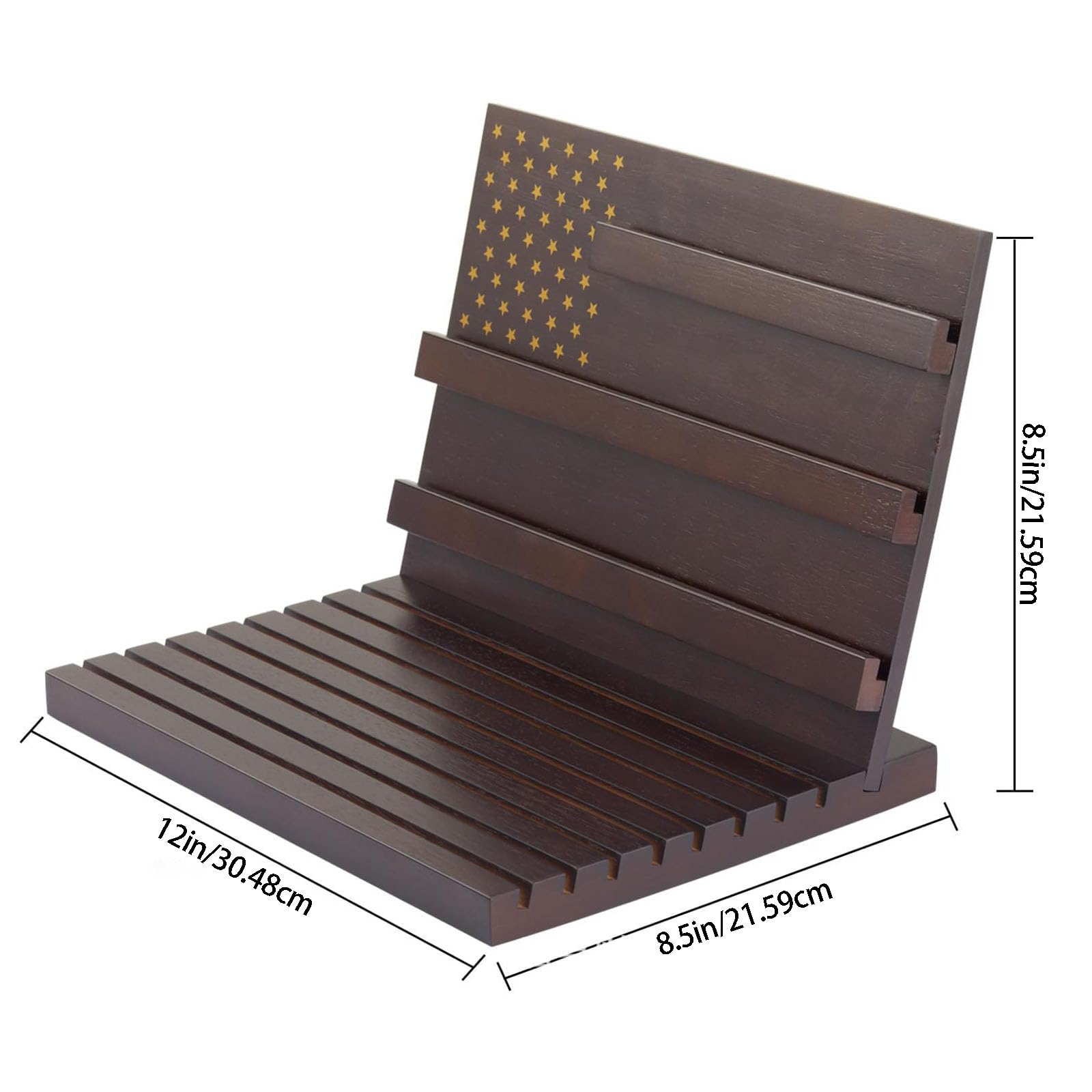 espositore in Legno Contiene 80 commemorativi con 11 File Graduate per Lo stoccaggio organizzato dei Collezionisti Porta Monete della armata