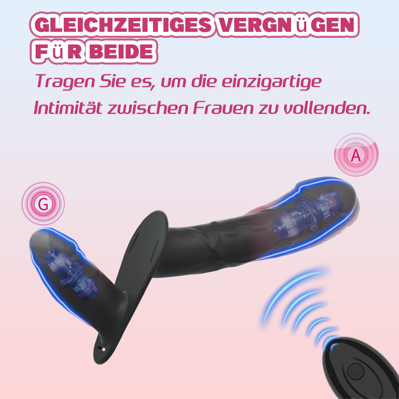 Umschnallpenis für Frauen Strap On Umschnall für Frauen Slip mit Innendildo Umschnalldildo Doppel Strapon-On für Paare Strapon-On mit Vibration für Paare Umschnallen Sexspielzeug für Lesben