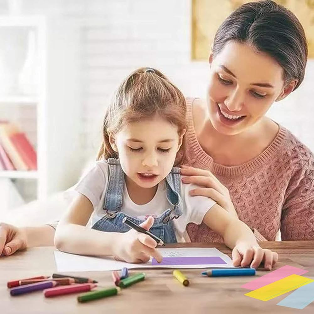 8 Dyslexie Leesstrips Met Gekleurde Overlays – PET-materiaal – Verschillende Kleuren – Geschikt Voor Kinderen En Volwassenen – Verbetert Leescomfort