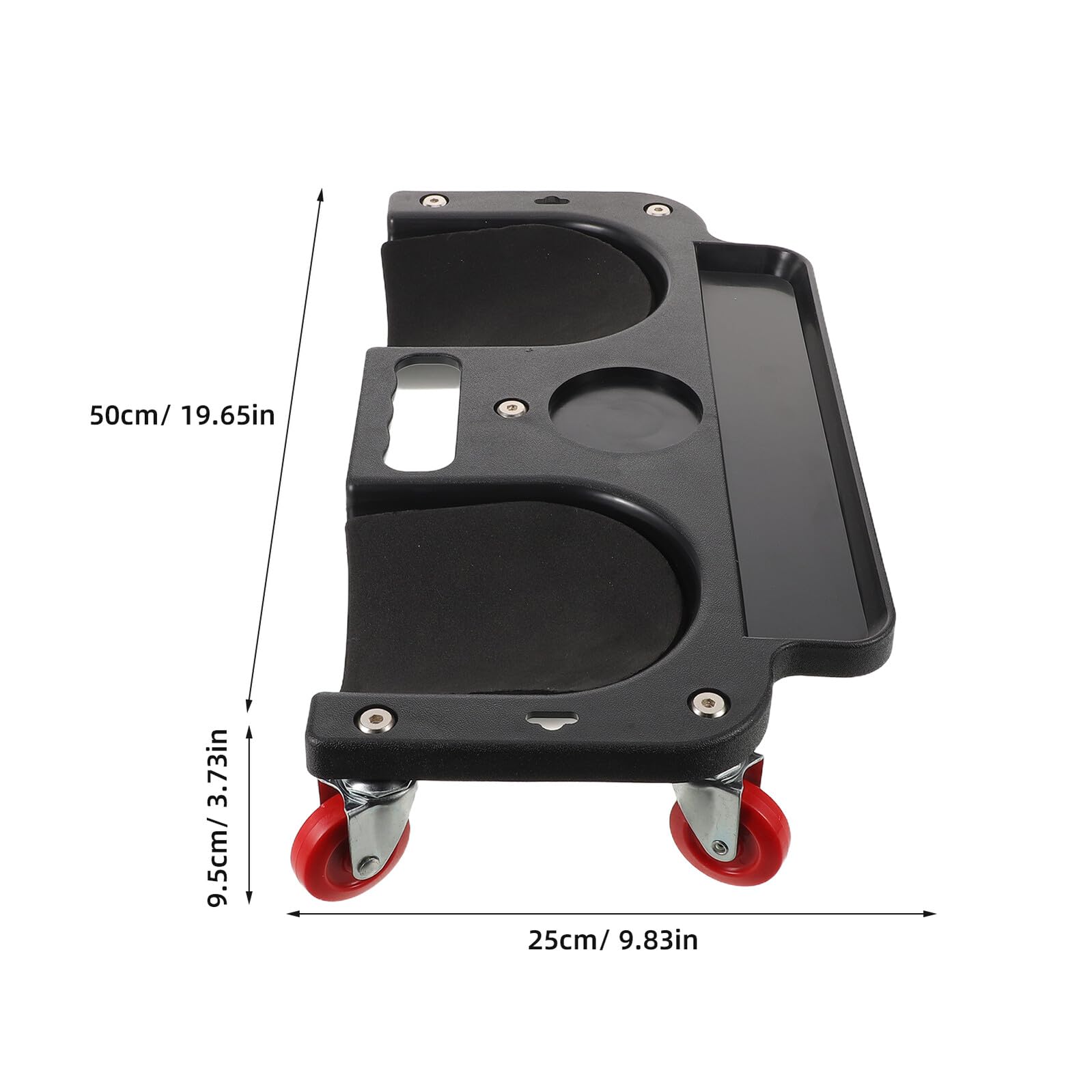 Rolling Knee Pad with Swivel Casters Plastic Mechanic Floor Pad for Workshop Car Repair Tiling And Construction Tasks Stable And Compact Kneeling Board Wheels