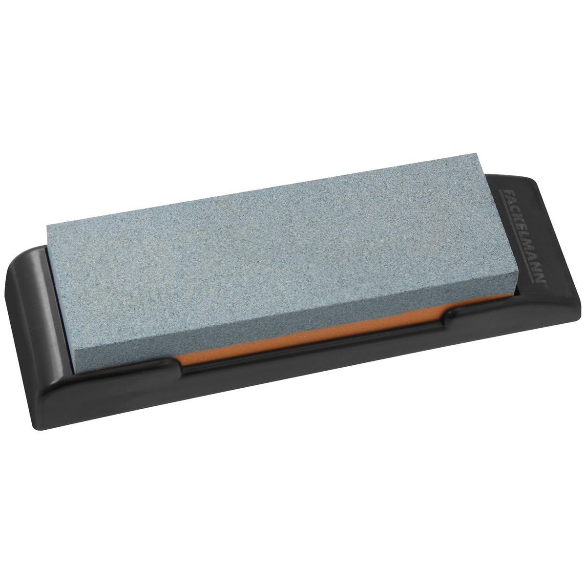 Nirosta 43333 Pierre à aiguiser pour couteaux de cuisine, pierre à affuter 2 grains, Céramique, Polypropylène, 19 x 6 x 4 cm