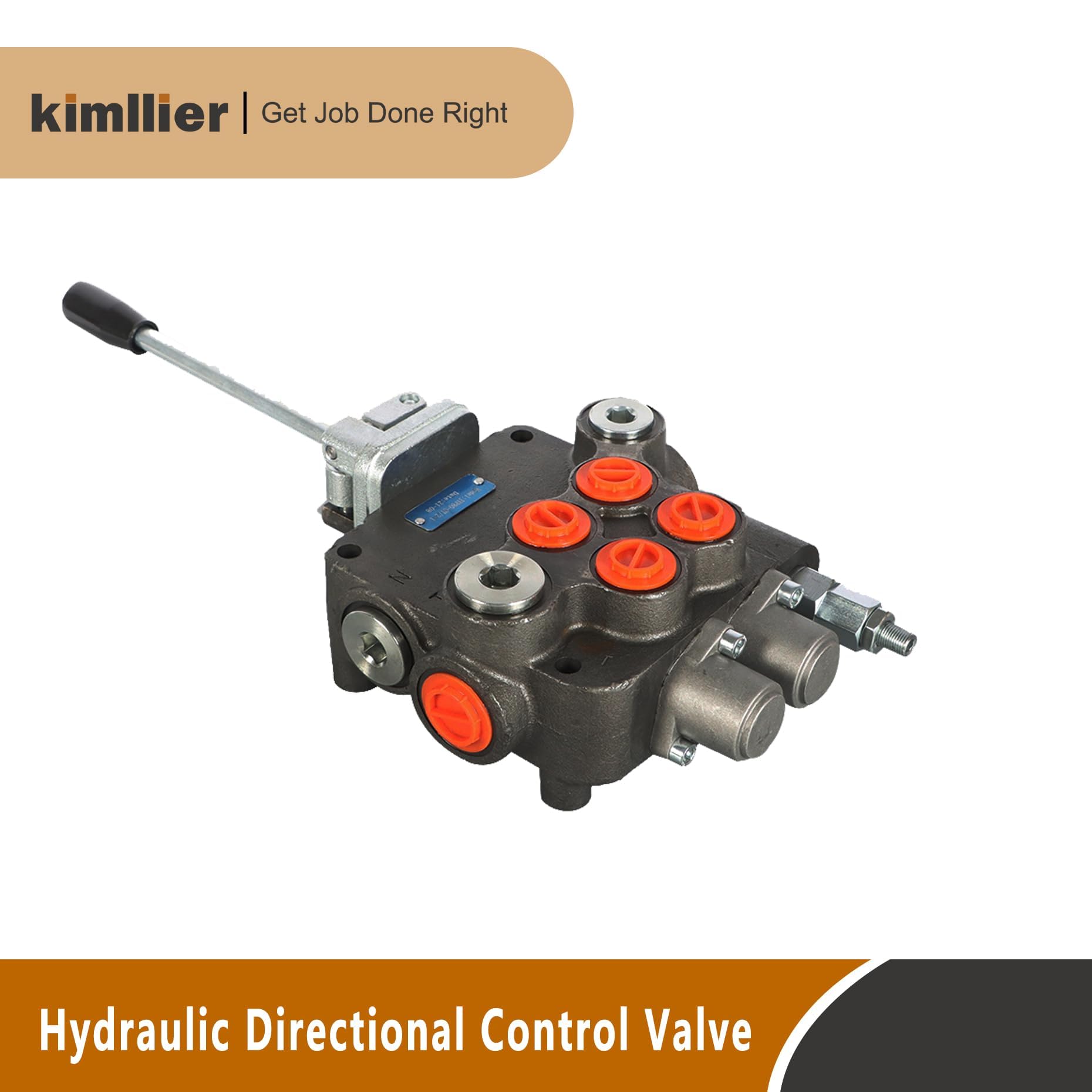 Produktbild von Hydraulisches Richtungssteuerventil – Offene Mitte, 21 GPM, 3600 PSI, Manuell, 1 Spule, NEU Von BADESTNOST Aus Bulgarien