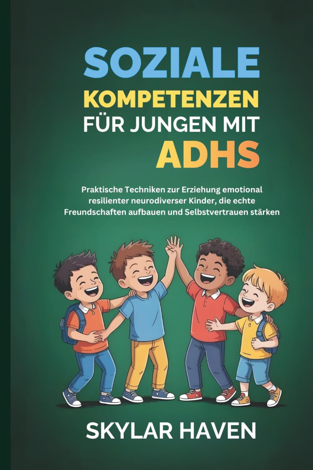 Soziale Kompetenzen für Jungen mit ADHS: Praktische Techniken zur Erziehung emotional resilienter neurodiverser Kinder, die echte Freundschaften aufbauen und Selbstvertrauen stärken
