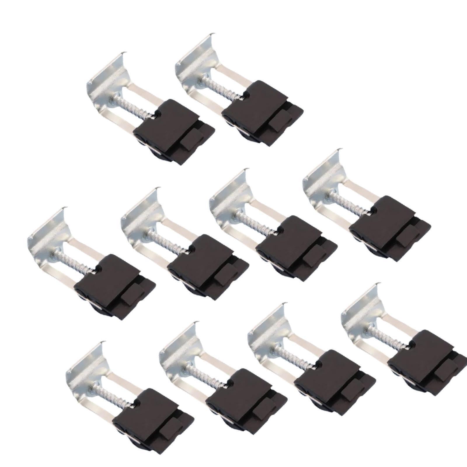 KTUXZCI Undermount Sink Clips Installation Hardware for Kitchen Bathroom Solutions Adjustable Capability Undermount Sink Clips Installation Repair Clip Support Bracket Parts