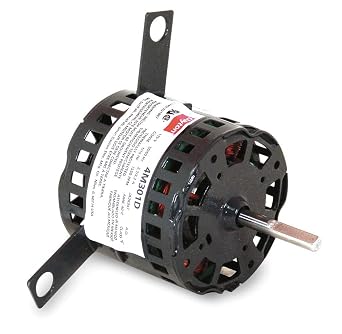 Dayton 4M301 HVAC Motor, Shaded Pole, 1550 Nameplate RPM 115V, Frame 3.3, 1/15 hp
