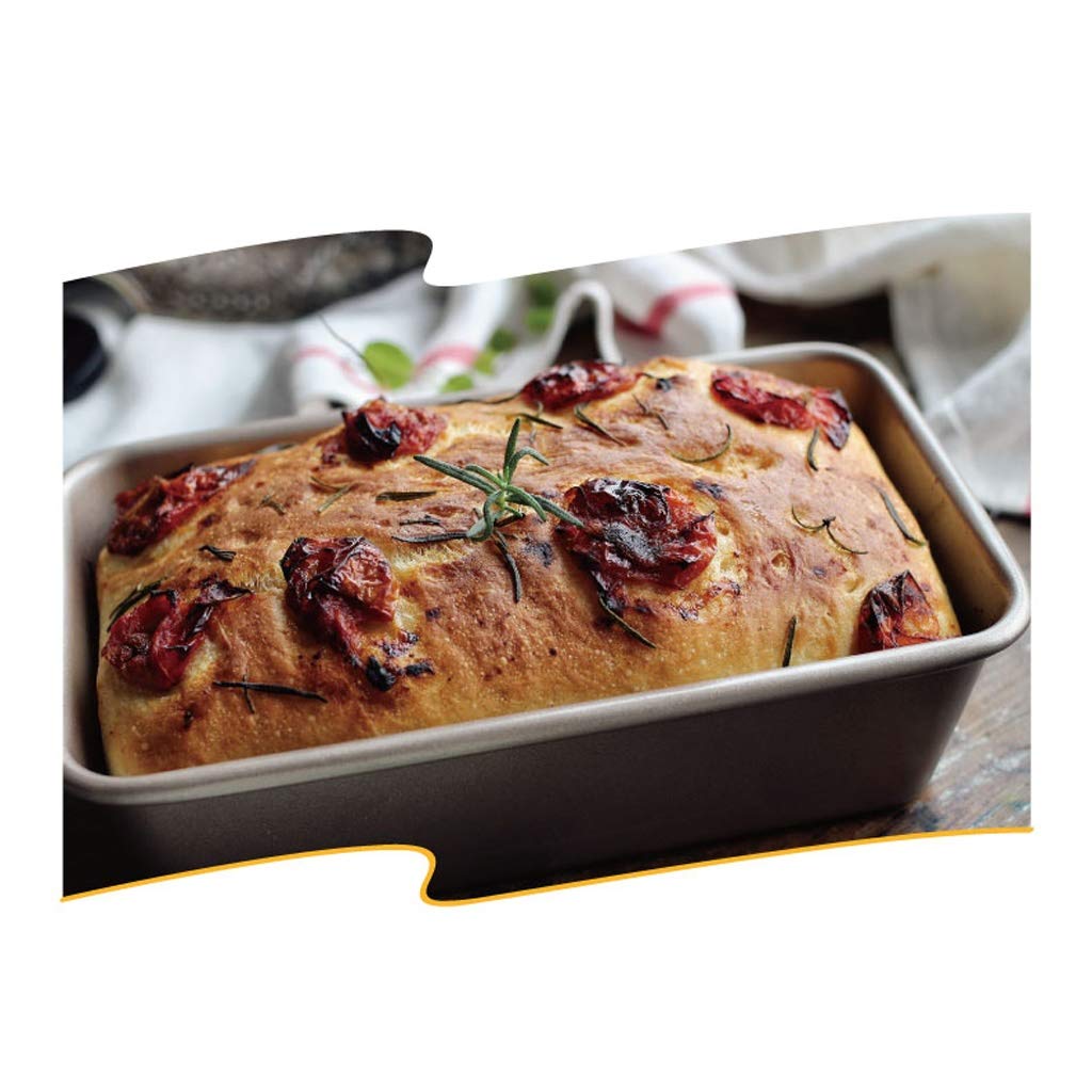 Cake Mold Golden 2 LB Średnie Non-Stick Tost Formy Prostokątne Chleb Folki Cake Mold Tosty Mold Formy do pieczenia