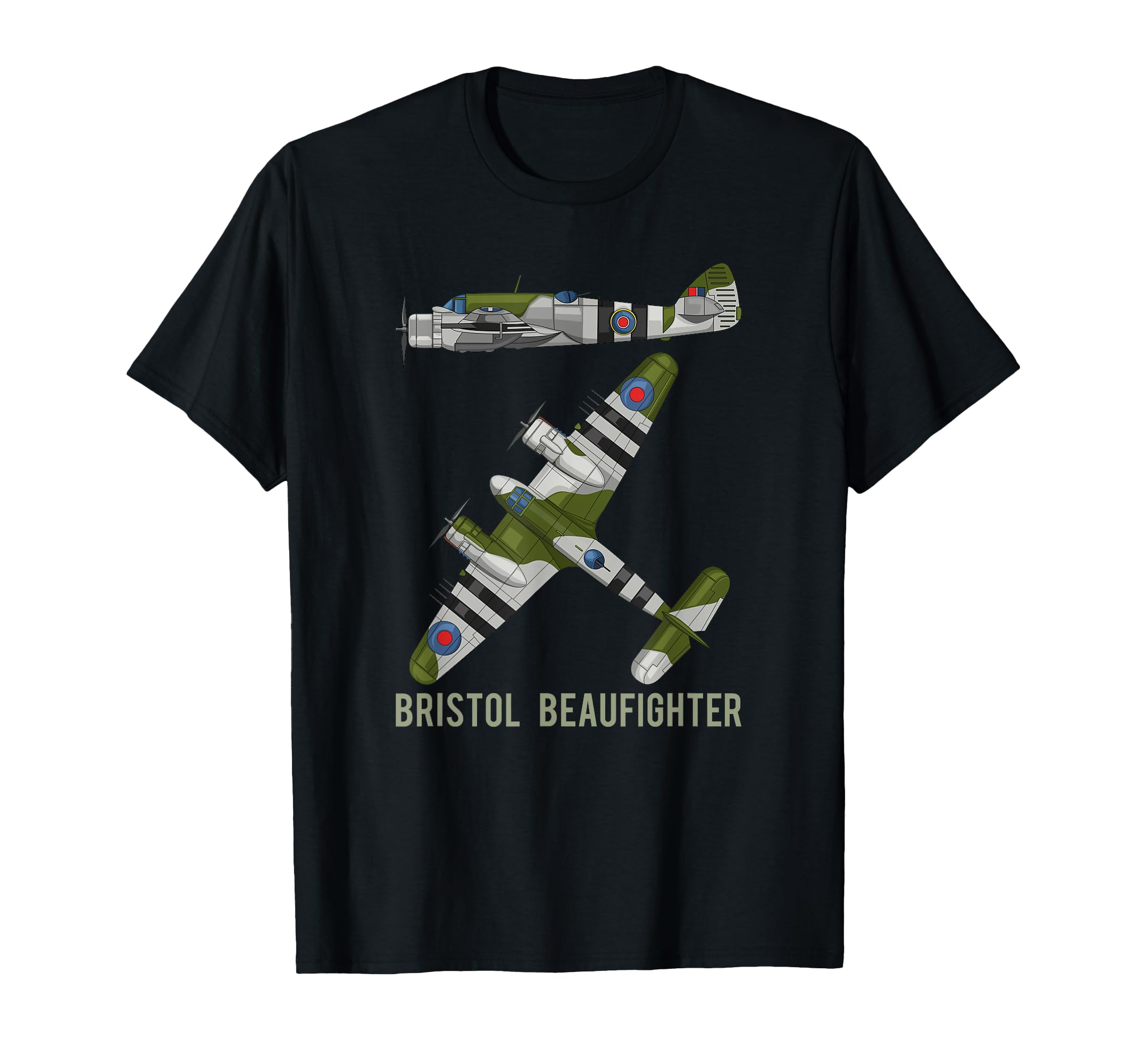 Bristol Beaufighter British WW2 Plane Airplane T-Shirt