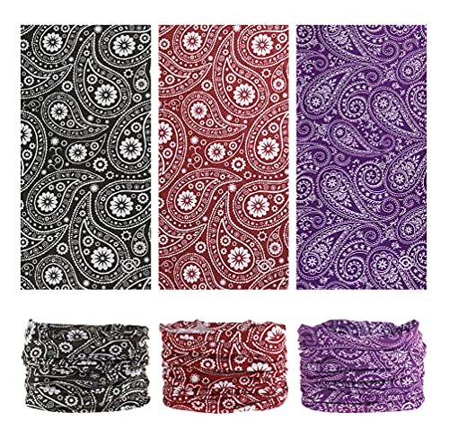 Image of VANCROWN Headband Neck Gaiter Head Wrap Headwear Face Mask Magic Scarf Bandana for Men and Women