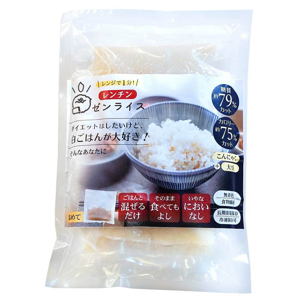伊豆河童 こんにゃく米 レンチンゼンライス レトルト ダイエット 糖質オフ 低カロリー 電子レンジ対の商品画像