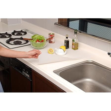 Amazon キッチン用 半透明保護マット シリコンマット60 75cm Sm 6075n シンクマット オンライン通販