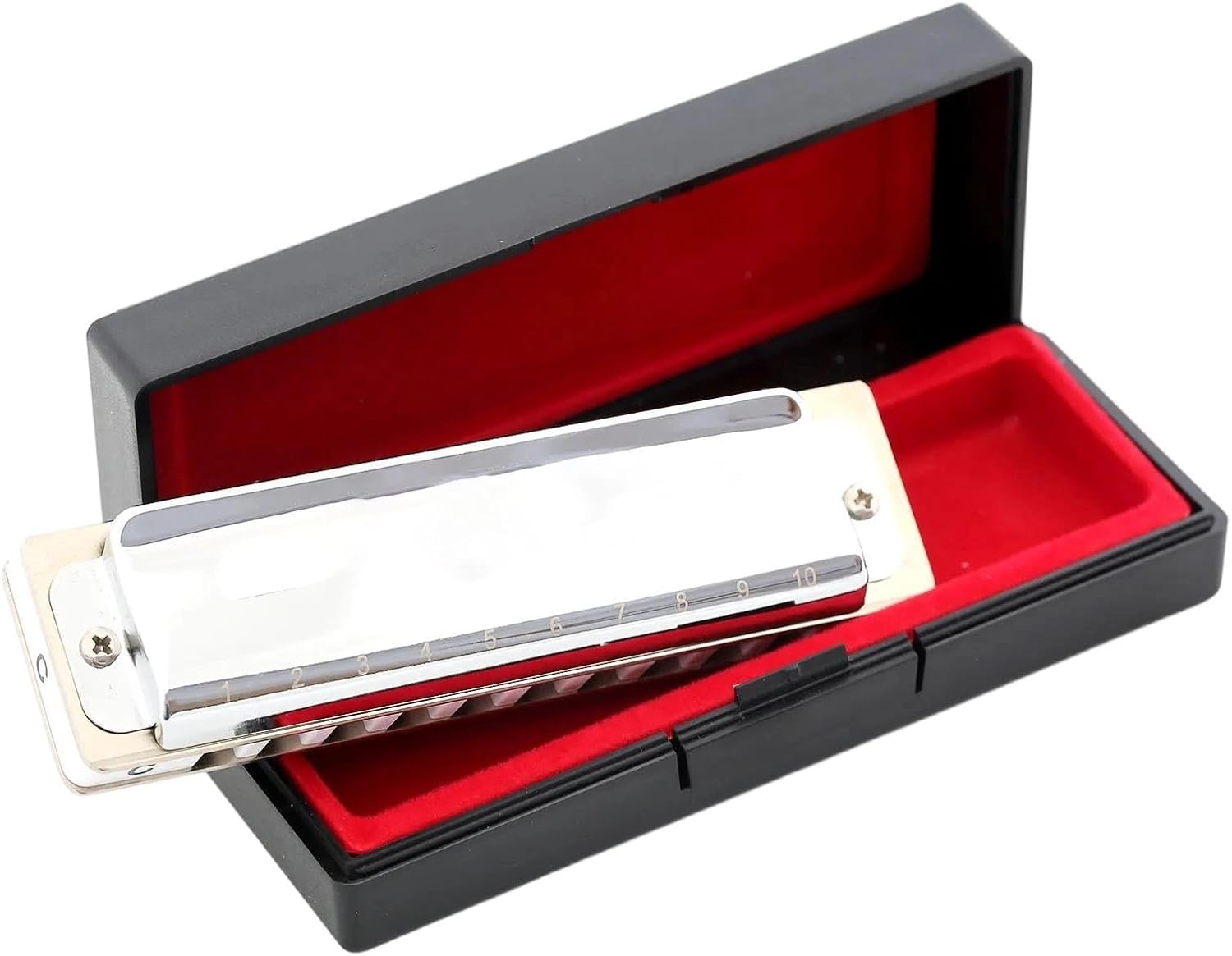 プロのハーモニカ 24穴ステンレススチールピンクトレモロハーモニカハープマウスオルガン楽器学生と初心者向け プロのハーモニカ 24 トレモロハーモニカ  24穴 真鍮リード ブルースハープ マウスオルガン キー C ABS コーム 楽器 シル SUZUKI スズキ E♭ HAMMOND HA-20 ... 真鍮リードとステンレススチールカバーを備えたCキーのプロ仕様のブルースハーモニカ10穴