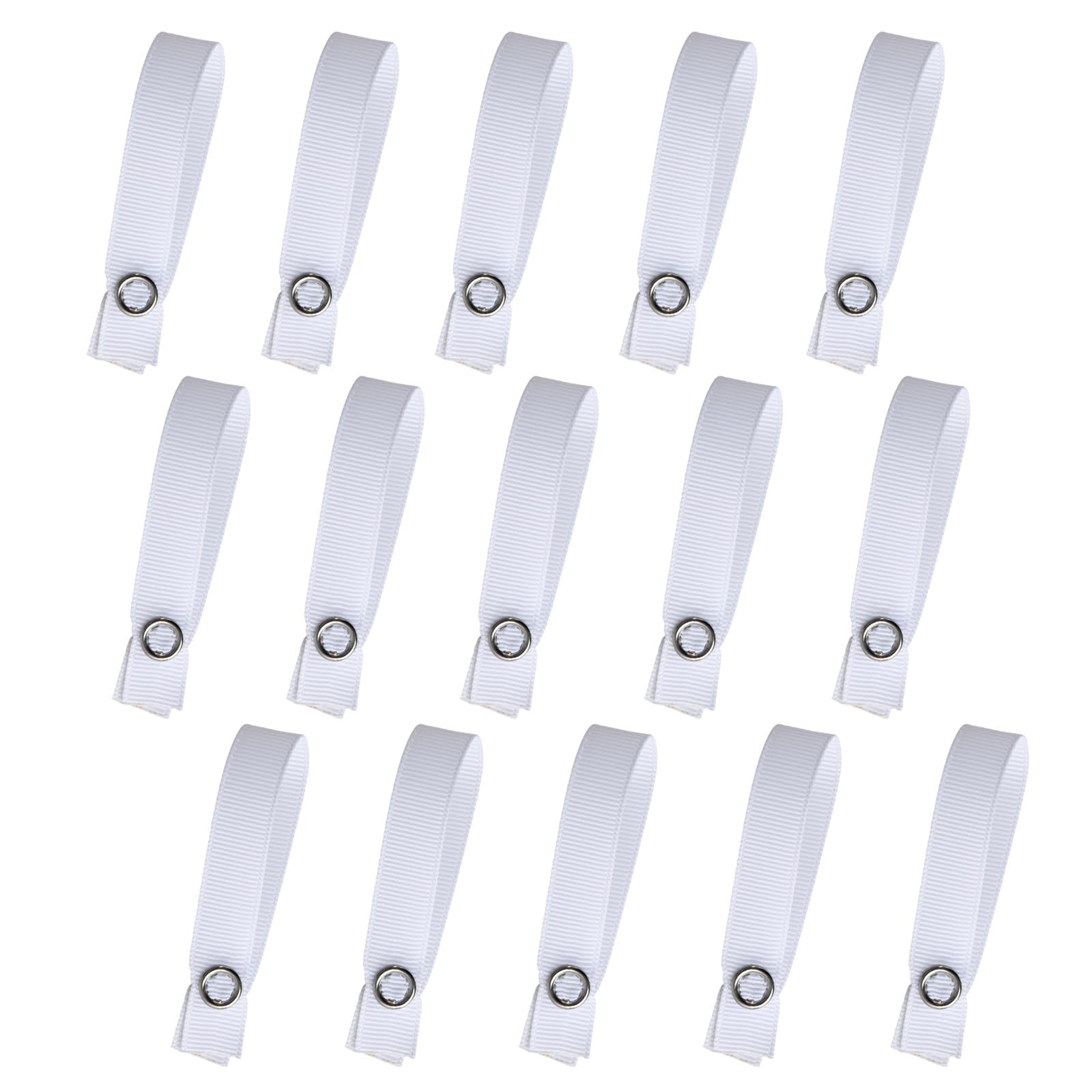 Solvio 15 Pcs Towel Clips for Hanging, Tea Towel Hanging Clips with Pin Button Closure, Multipurpose Sewing Clips and Duvet Clips to Keep Duvet in Place, Towel Hanger and Storage Hooks