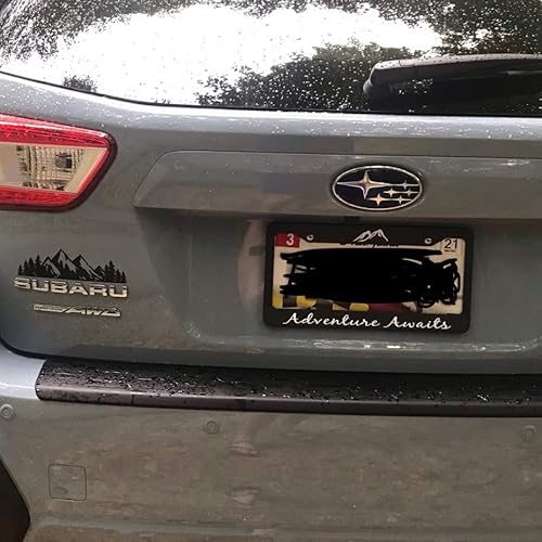 Vinyl Mountain Decal, Tree Sticker For Trunk Rear Premium Vinyl Graphic For Vehicle Badge Or Emblem | Camper Van Accessories, Great Gift Idea For Camping, Hiking, Outdoor Adventure Enthusiast #TOP5