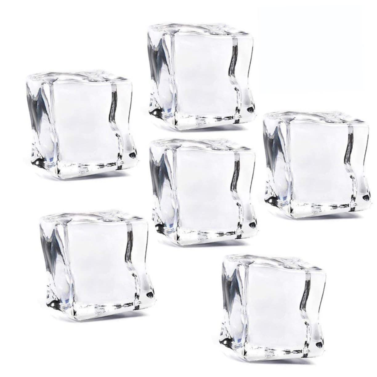 Glaçons artificiels en cube pour accessoire photo et shooting de cocktail
