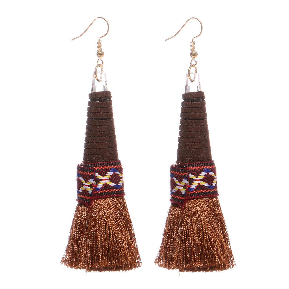 Multicolor tassel earrings simple temperament earrings Kdw