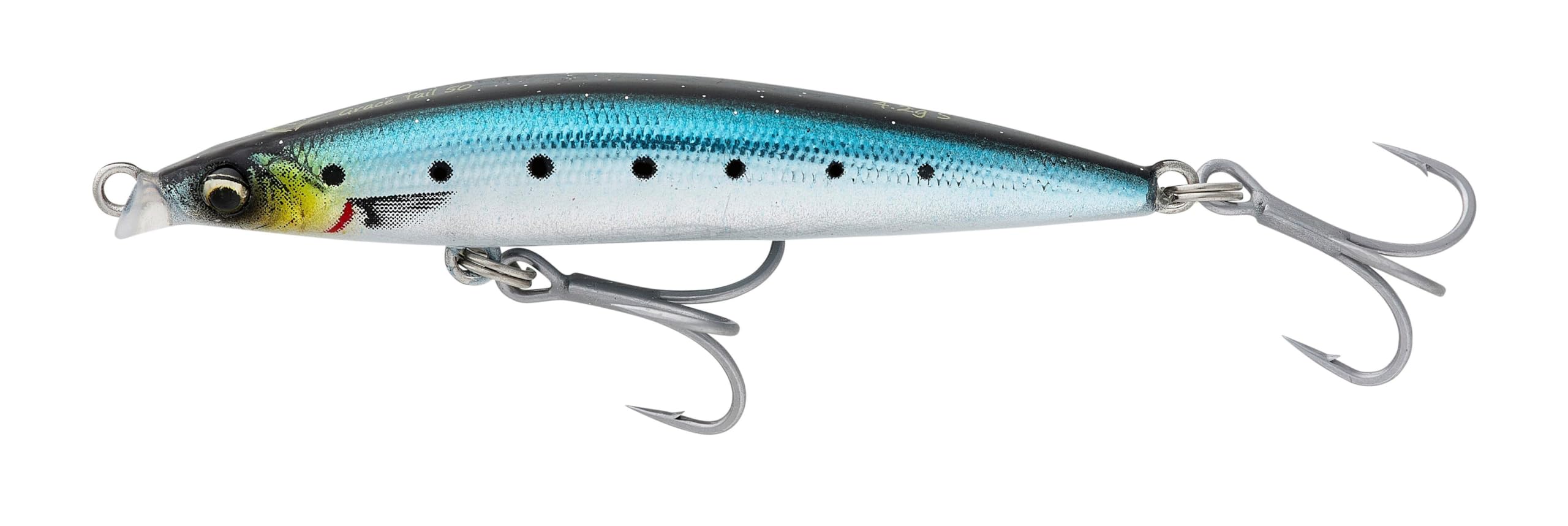 Savage Gear Grace Tail – Ultra-Realistic Micro Lure for Saltwater & Freshwater Anglers, Bass, Trout & Predator Fish, Sinking Pencil & Minnow Hybrid, Long Cast Design Mirror Sardine 5 cm