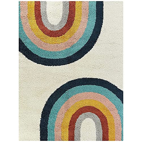 Image of Soft Fluffy Shag Area Rugs for Living Room, Shaggy Floor Carpet for Bedroom, Girls Carpets Kids Home Decor Rugs, Cute Luxury Non-Slip [Size 12x18 feet]