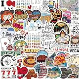 50Pcs Nevada Las Vegas Stickers Waterproof Vinyl Decals for Bike Water Bottles Laptop Bicycle Refrigerator Cup Luggage Computer Mobile Phone Skateboard Décor