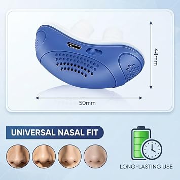 Electric Anti Snoring Device with Dual Turbo Airflow for Men & Women